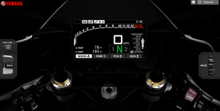 Illustration for article titled Check out the 2015 Yamaha R1 and R1M Online Meter Simulator